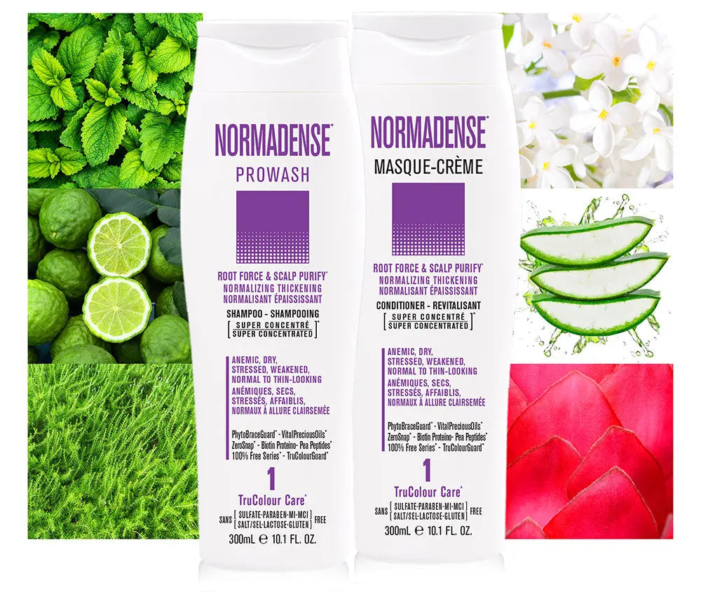 Trio NORMADENSE 1 Vegan Shampoo, Conditioner, Hair Oil for Thin-Looking Hair SNOBGIRLS
