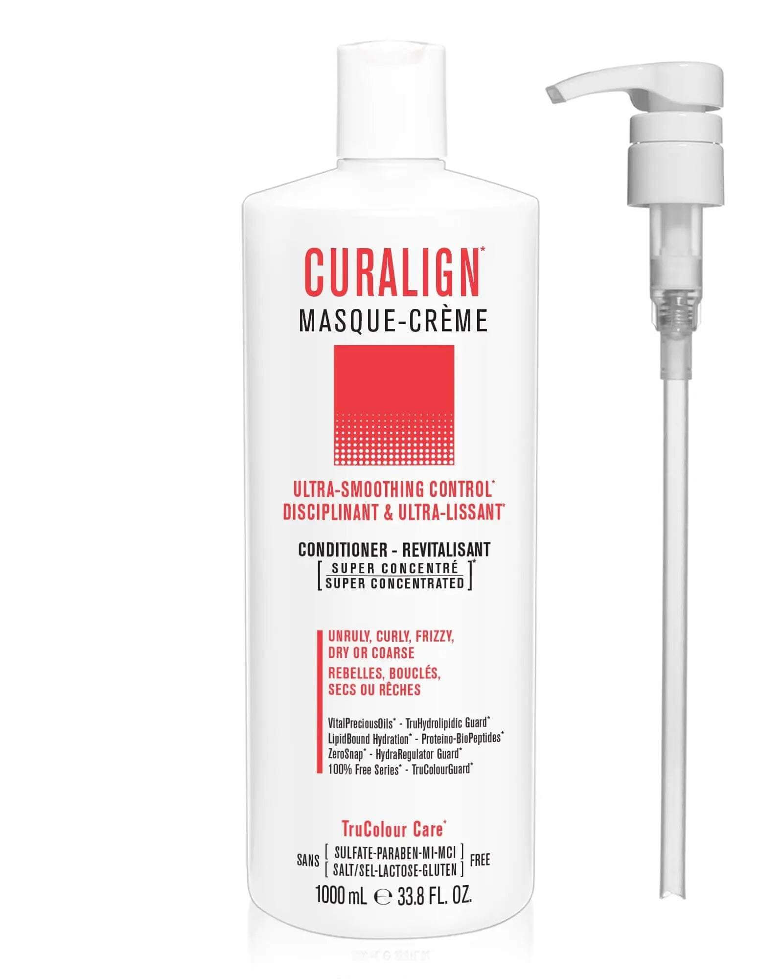 CURALIGN Masque-Creme (conditioner) 1000 mL + Pump - SNOBGIRLS Canada