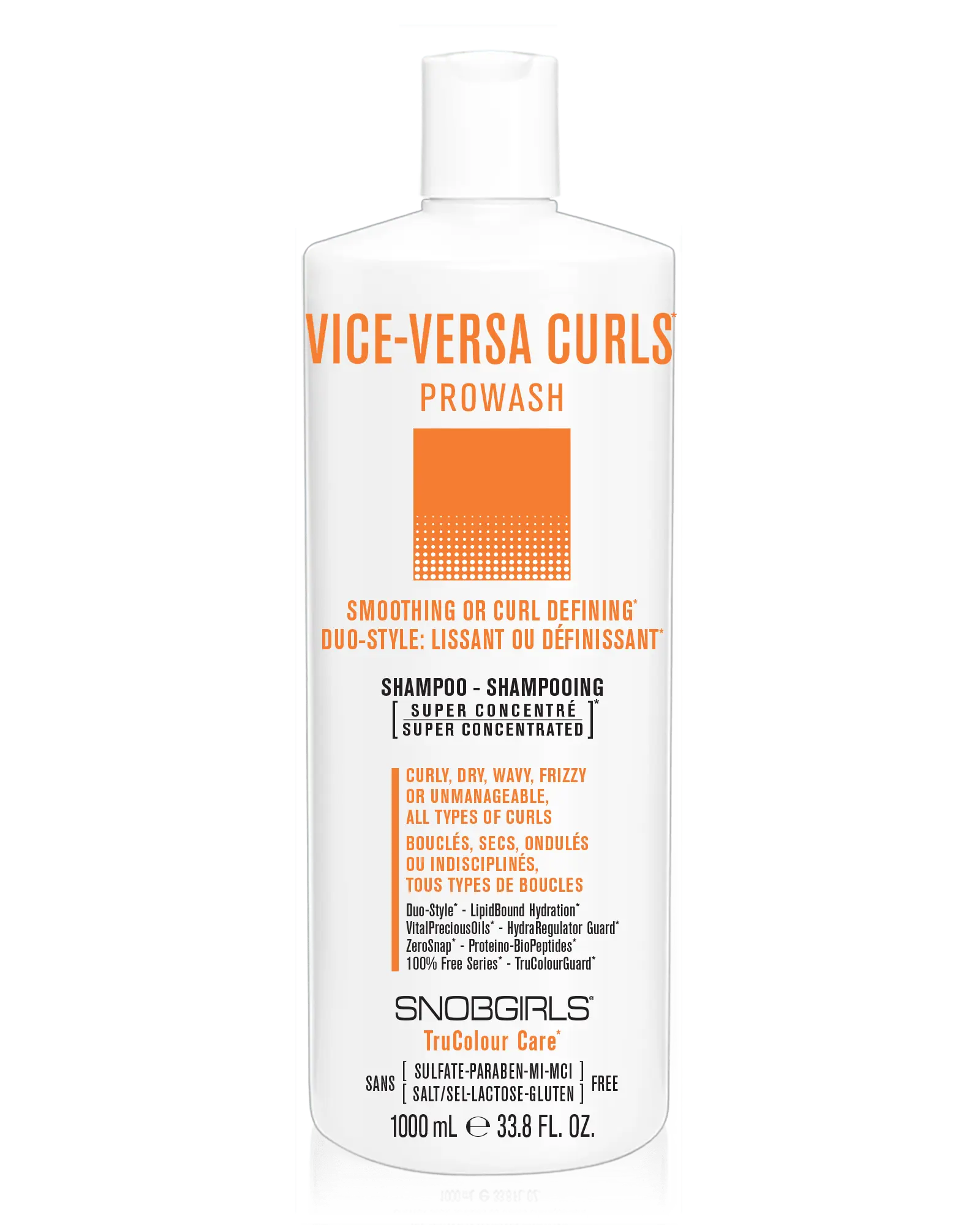 VICE-VERSA CURLS Prowash (shampoo) 1000 mL - SNOBGIRLS Canada