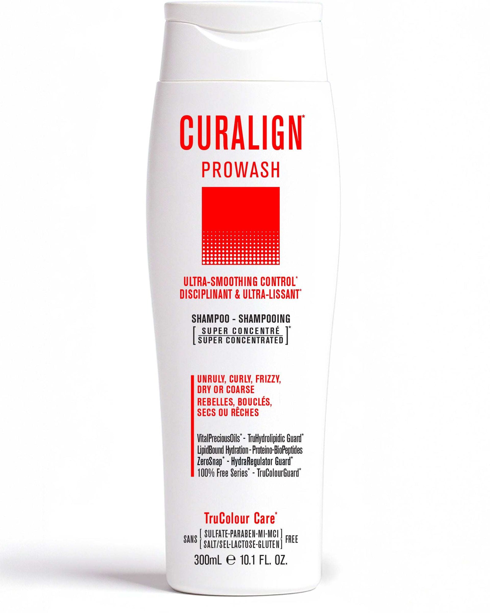 CURALIGN Vegan Shampoo 300 mLULTRA-SMOOTHING CONTROL

For Unruly, Curly, Frizzy, Dry or Coarse Hair
Super Concentrated PROWASHVegan ShampooLuxurious lather gently cleanses and helps nourish, revSNOBGIRLS Canada
