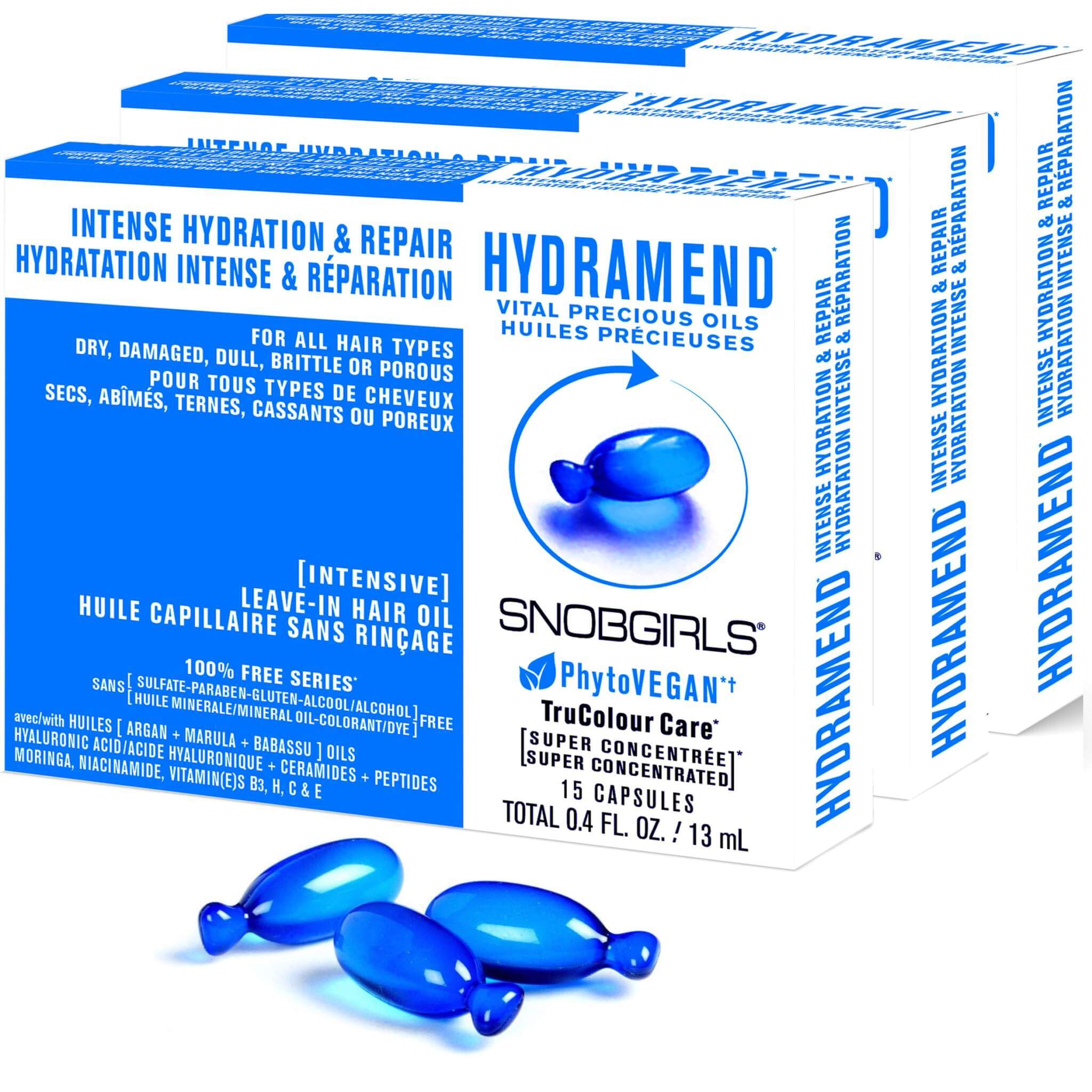 HYDRAMEND Hydrating Vegan Hair Oil 45 CAPSULES
