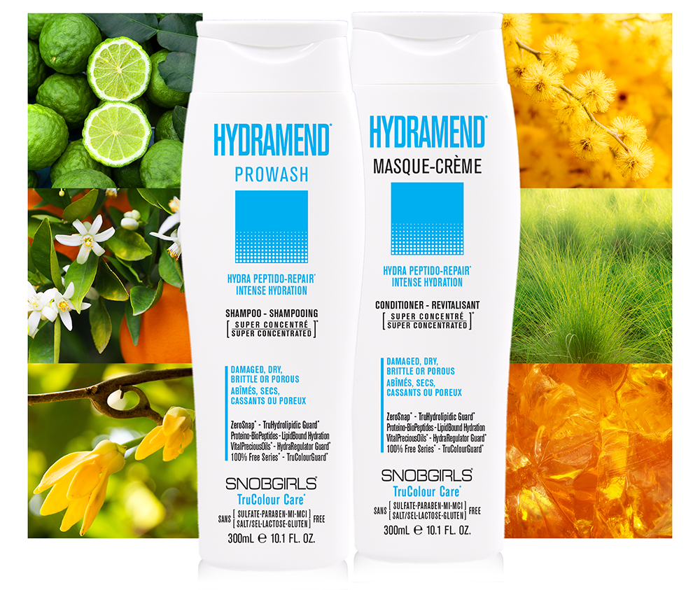 HYDRAMEND Vegan Hydrating Shampoo + PumpHYDRA PEPTIDO-REPAIRINTENSE HYDRATION
Tailored for Damaged, Dry, Brittle or Porous Hair. Super Concentrated PROWASH Vegan Hydrating Shampoo
Luxurious lather gently cSNOBGIRLS Canada