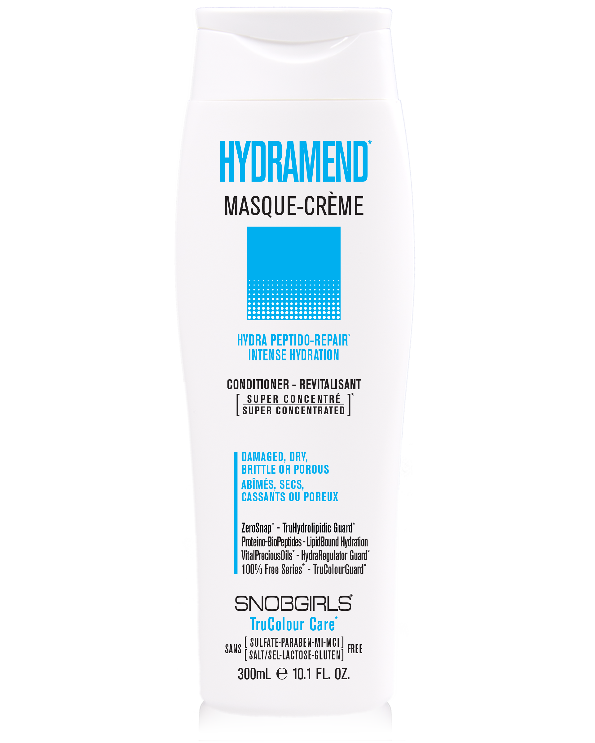 Trio HYDRAMEND Vegan Shampoo, Conditioner, Hair Oil for INTENSE HYDRATION REPAIR