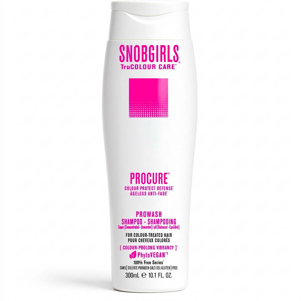 PROCURE Super Concentrated PROWASH Vegan Shampoo 300mL for color-treated hair protection and vibrancy