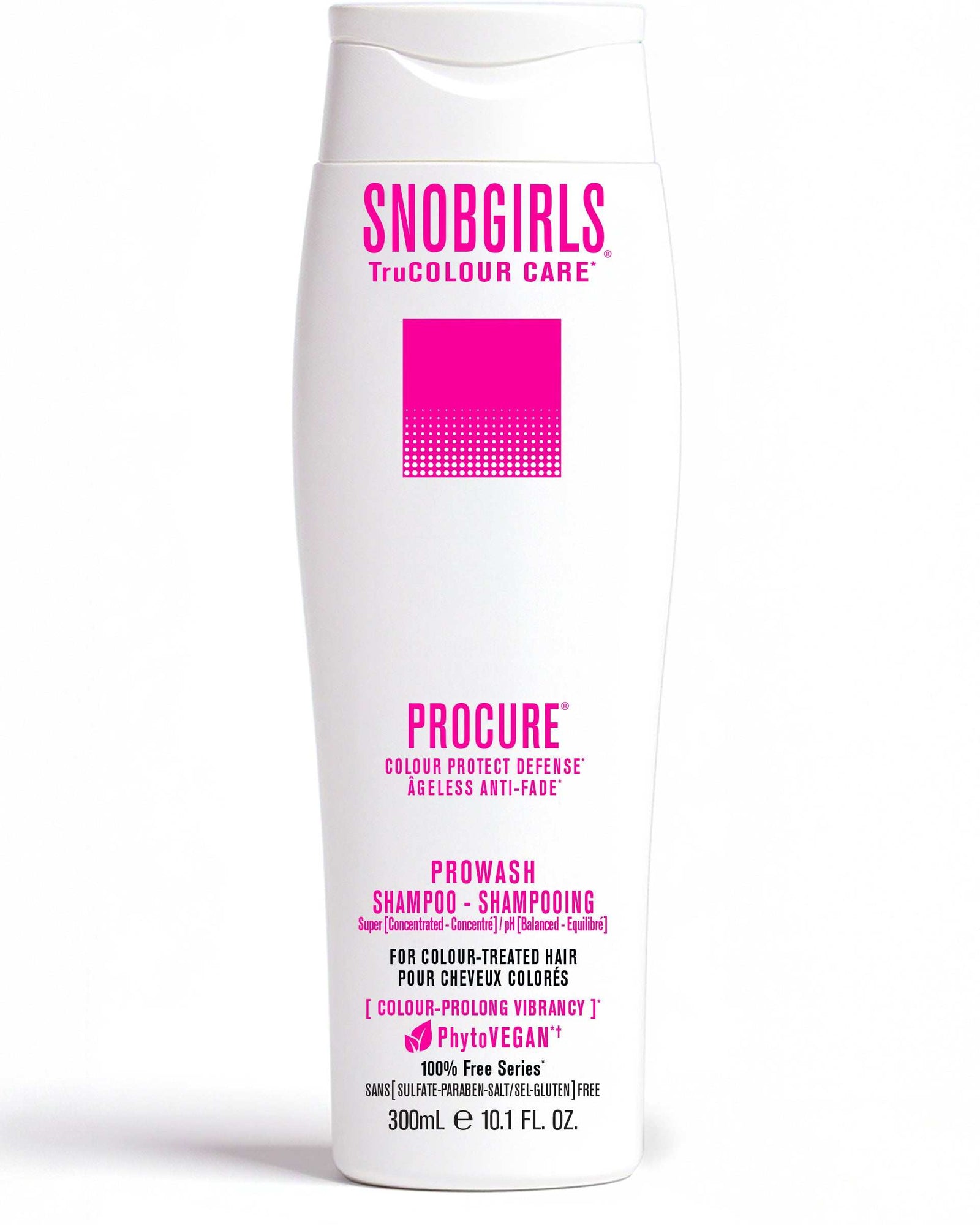 PROCURE Vegan Shampoo 300 mLCOLOUR PROTECT DEFENSEÂGELESS REVIVE ELIXIR
For Colour Treated, Normal, Dry, Dull, Stressed Hair.
Super Concentrated  PROWASH Vegan ShampooLuxurious lather gently clSNOBGIRLS Canada