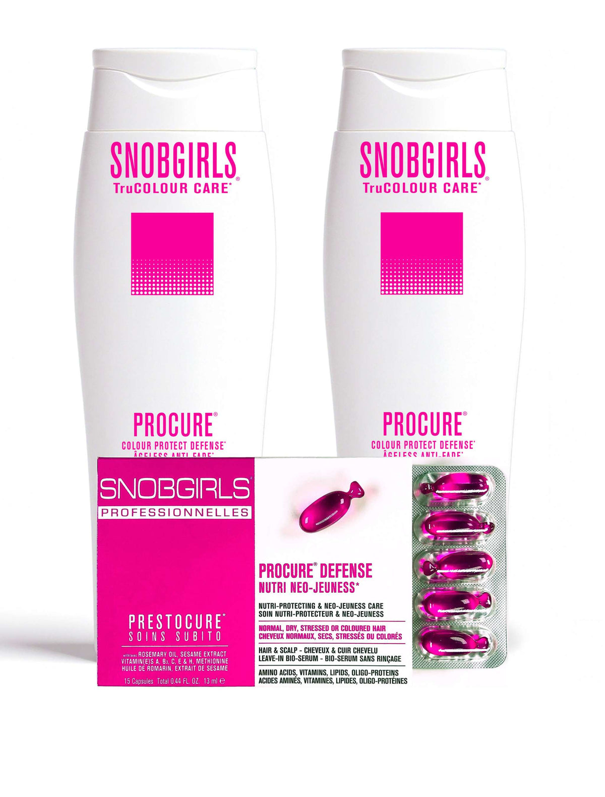 TRIOS PhytoVEGAN Vegan Shampoo, Vegan Conditioner, Vegan Hair OilColour Protect DefenseÂgeless Revive Elixir
For All Types of Colour-Treated Hair, Normal, Dry or DullProtect Color Treated Hair – TruColour Care* [Colour-Prolong VibSNOBGIRLS Canada