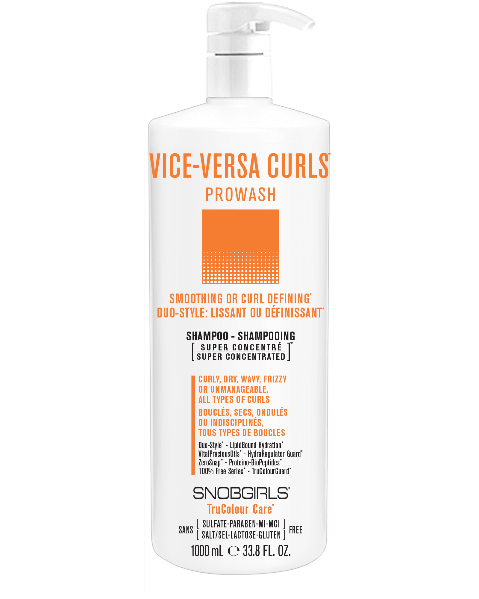 VICE-VERSA CURLS DUO 1000 mL + Pompes