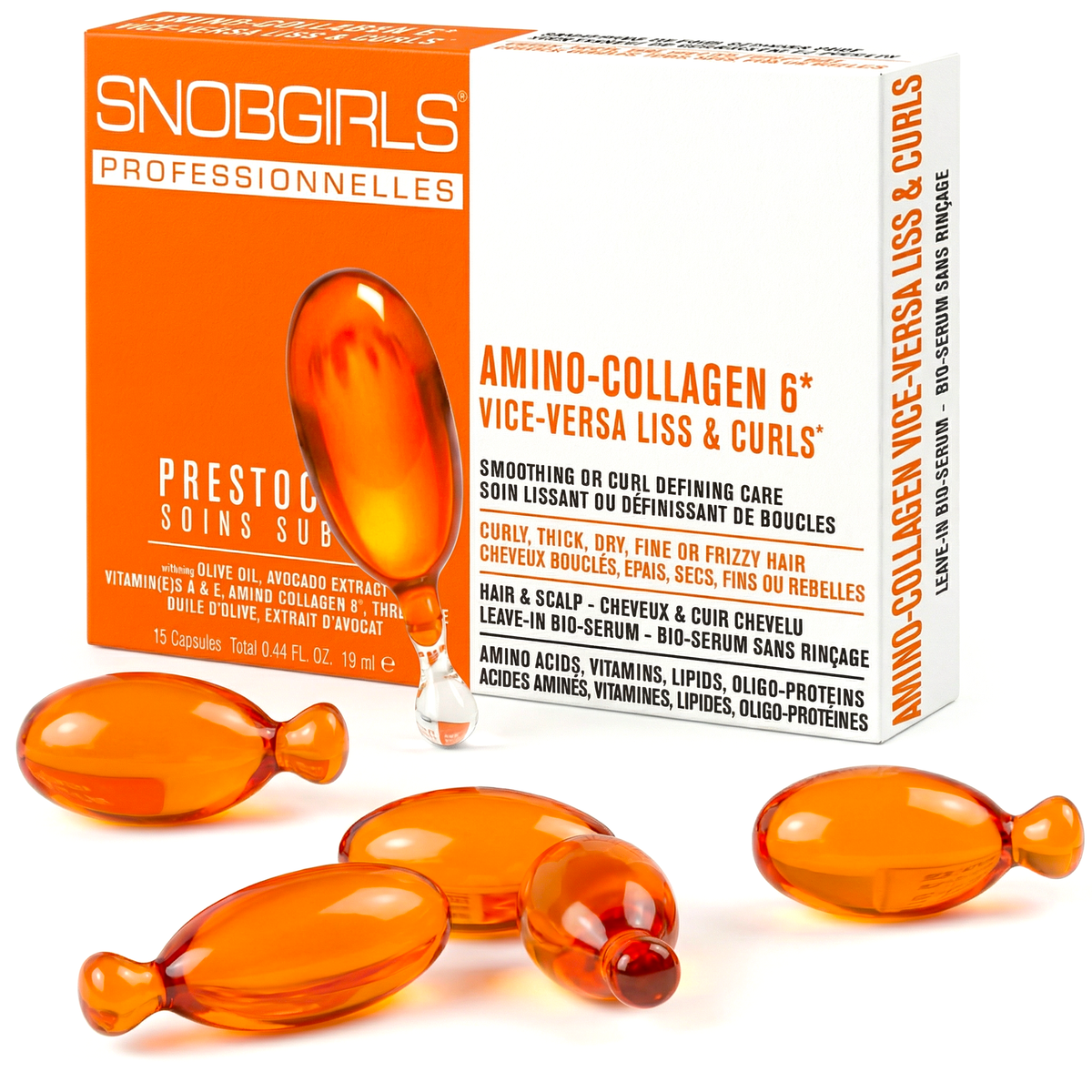 Huile VICE-VERSA LISS & CURLS — Boucles + Fini lisse