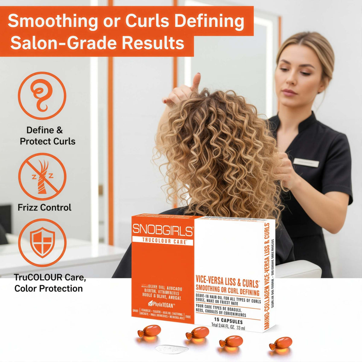 Huile VICE-VERSA LISS & CURLS — Boucles + Fini lisse