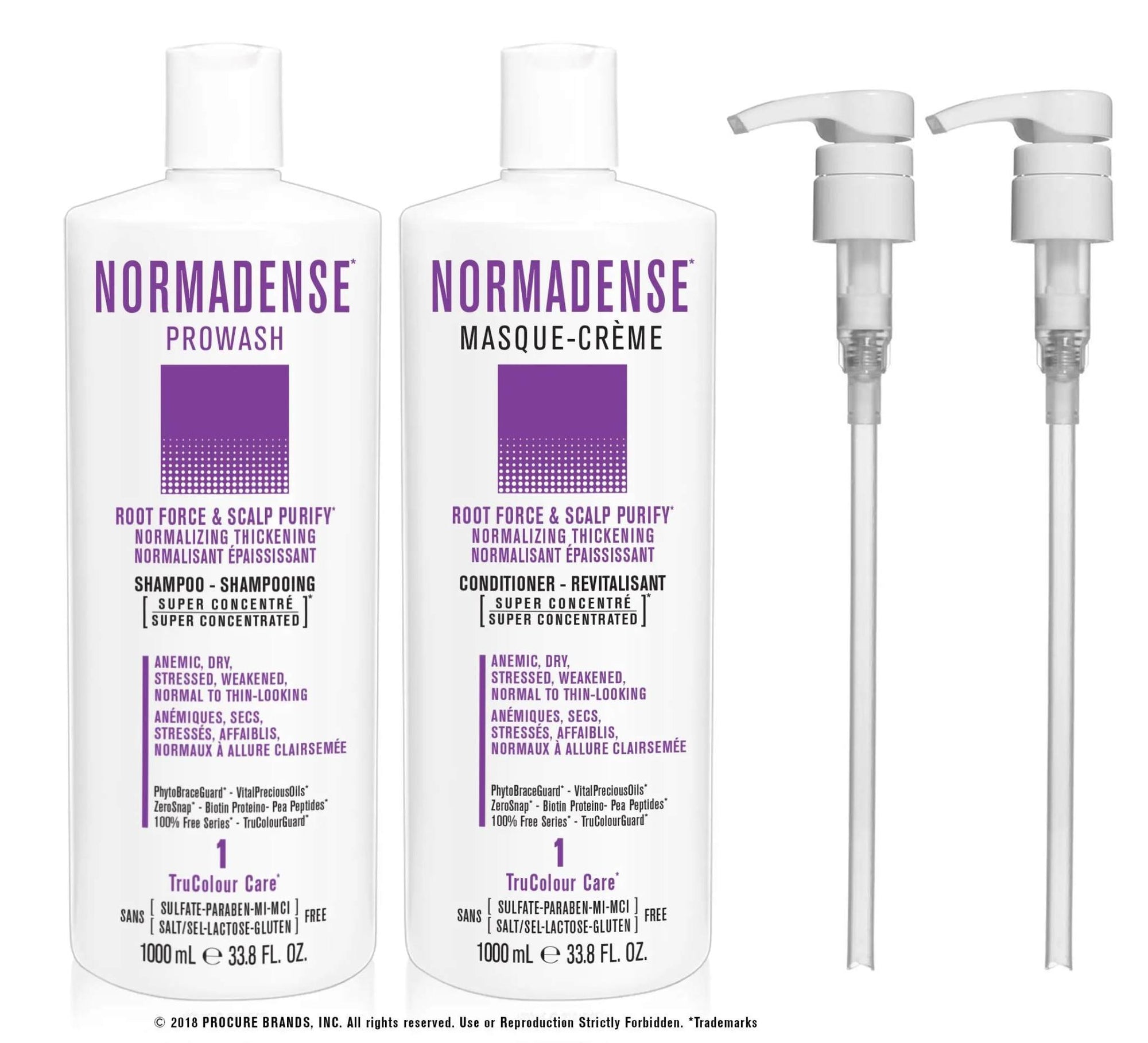 DUO NORMADENSE 1 - Prowash + Masque-Creme 1000 mL - SNOBGIRLS Canada