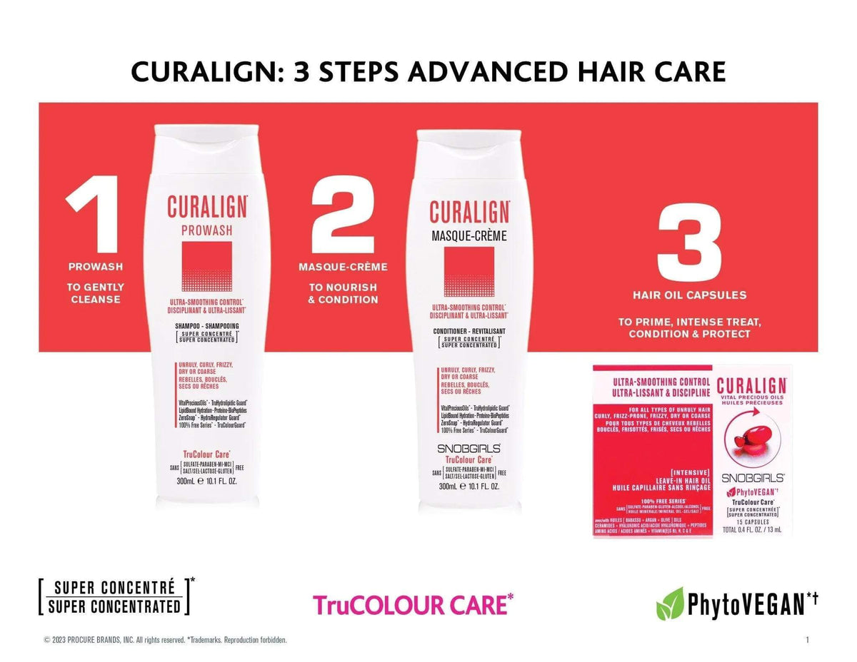 CURALIGN Masque-Creme Vegan Conditioner 1000 mL + Pump - SNOBGIRLS Canada