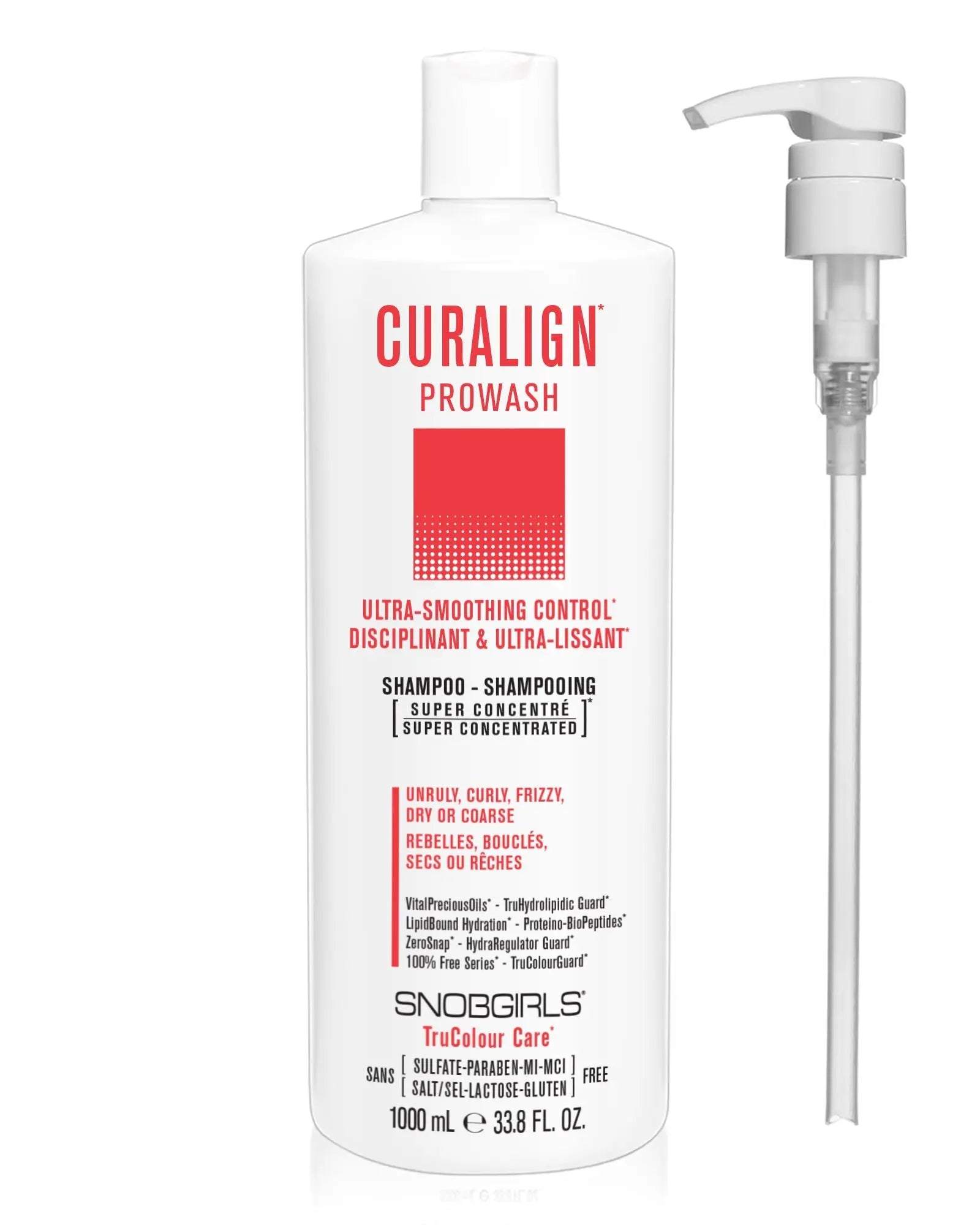 CURALIGN Prowash (shampoo) 1000 mL + Pump - SNOBGIRLS Canada