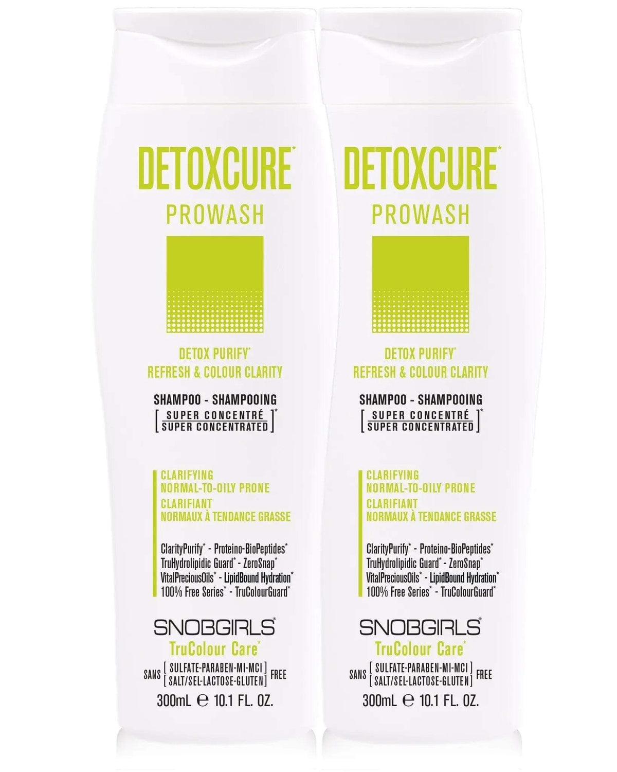 DETOXCURE Prowash Vegan Shampoo DUO 300 mLDETOXCURE Prowash Vegan Shampoo DUO 300 mLSNOBGIRLS Canada