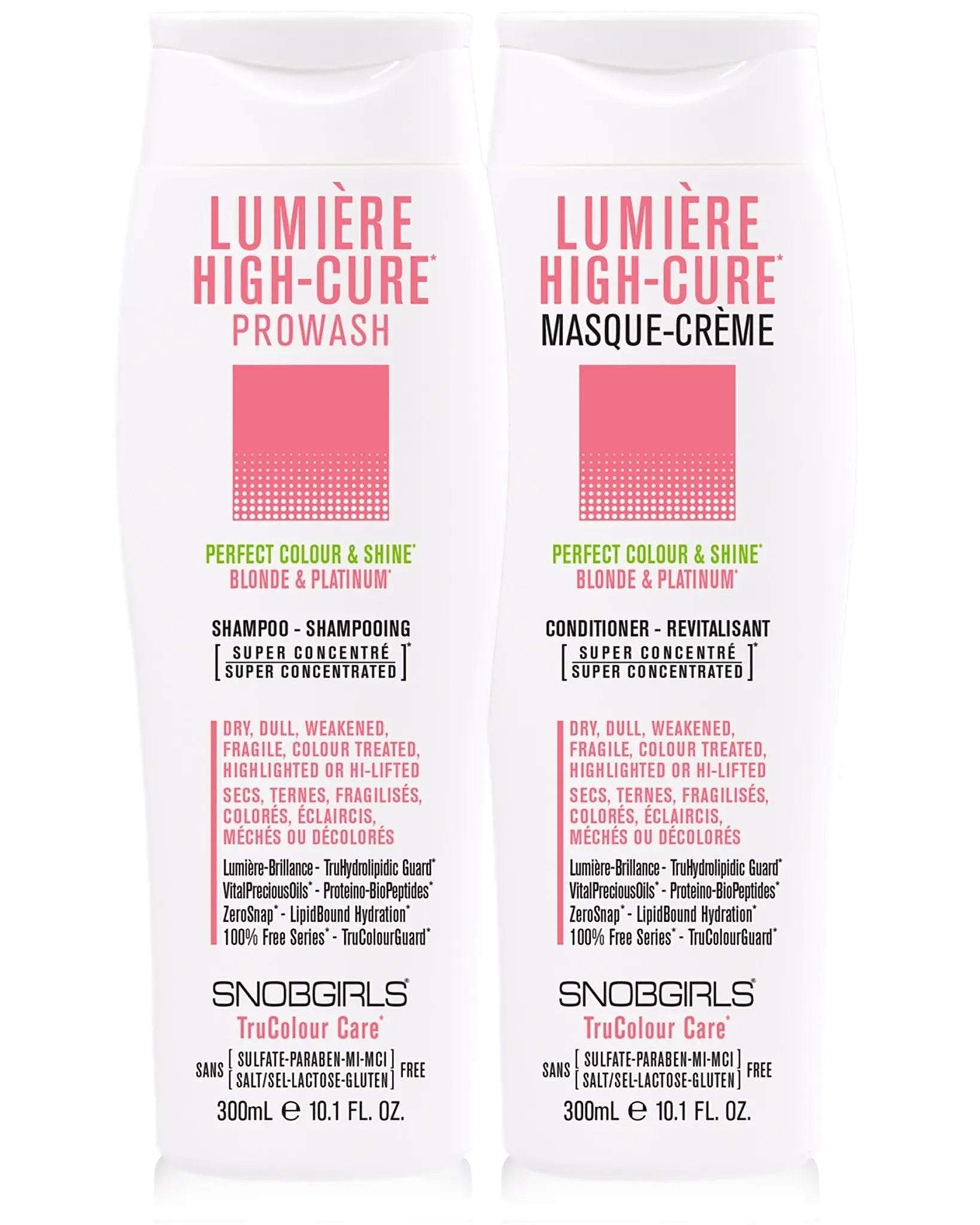 DUO LUMIERE HIGHCURE Prowash + Masque-Creme - SNOBGIRLS Canada