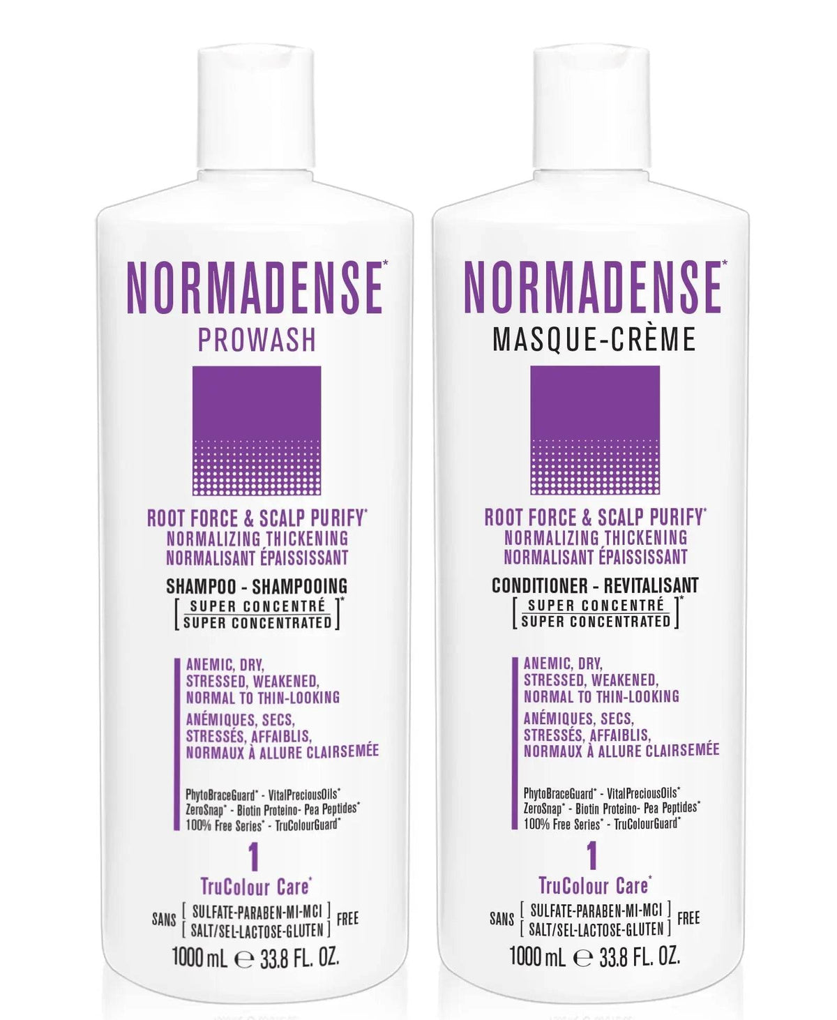 NORMADENSE 1 Shampoo Conditioner Duo 1000 mLNORMADENSE 1 Shampoo Conditioner Duo 1000 mLSNOBGIRLS Canada