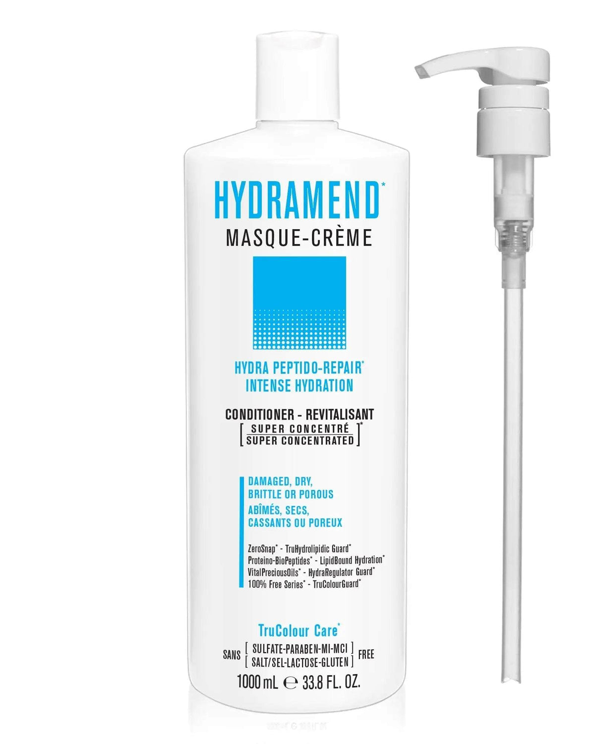 HYDRAMEND Masque-Creme (conditioner) 1000 mL + Pump - SNOBGIRLS Canada