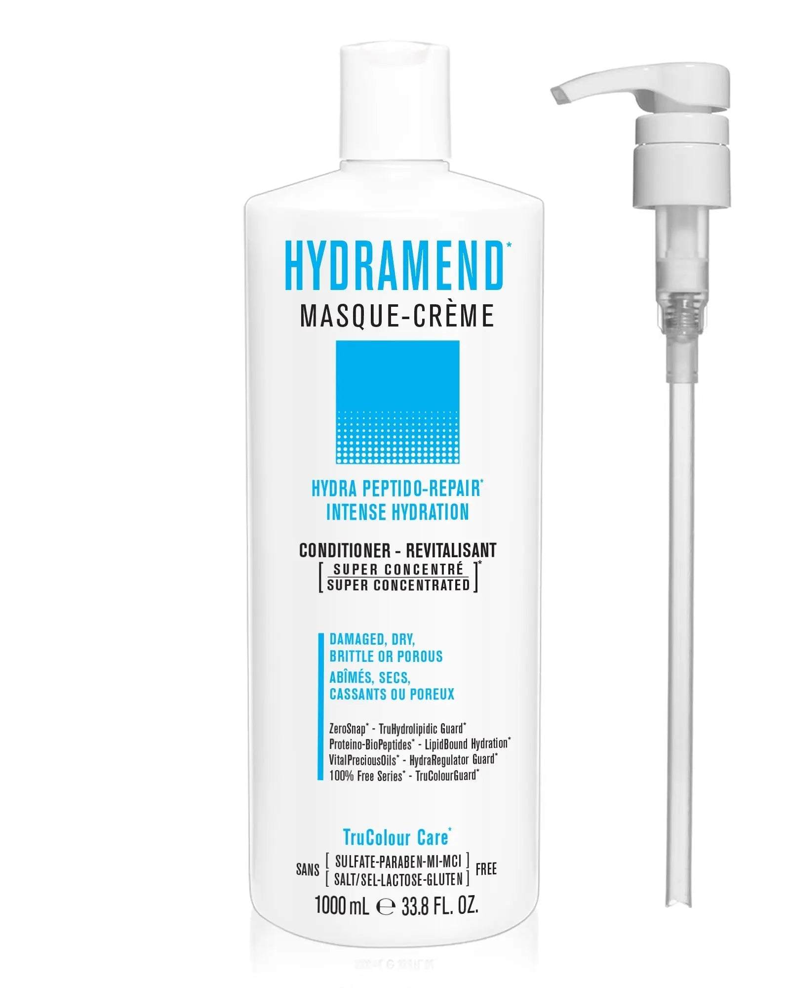 HYDRAMEND Masque-Creme Vegan Hydrating Conditioner & PumpHYDRAMEND Masque-Creme Vegan Hydrating Conditioner & PumpSNOBGIRLS Canada