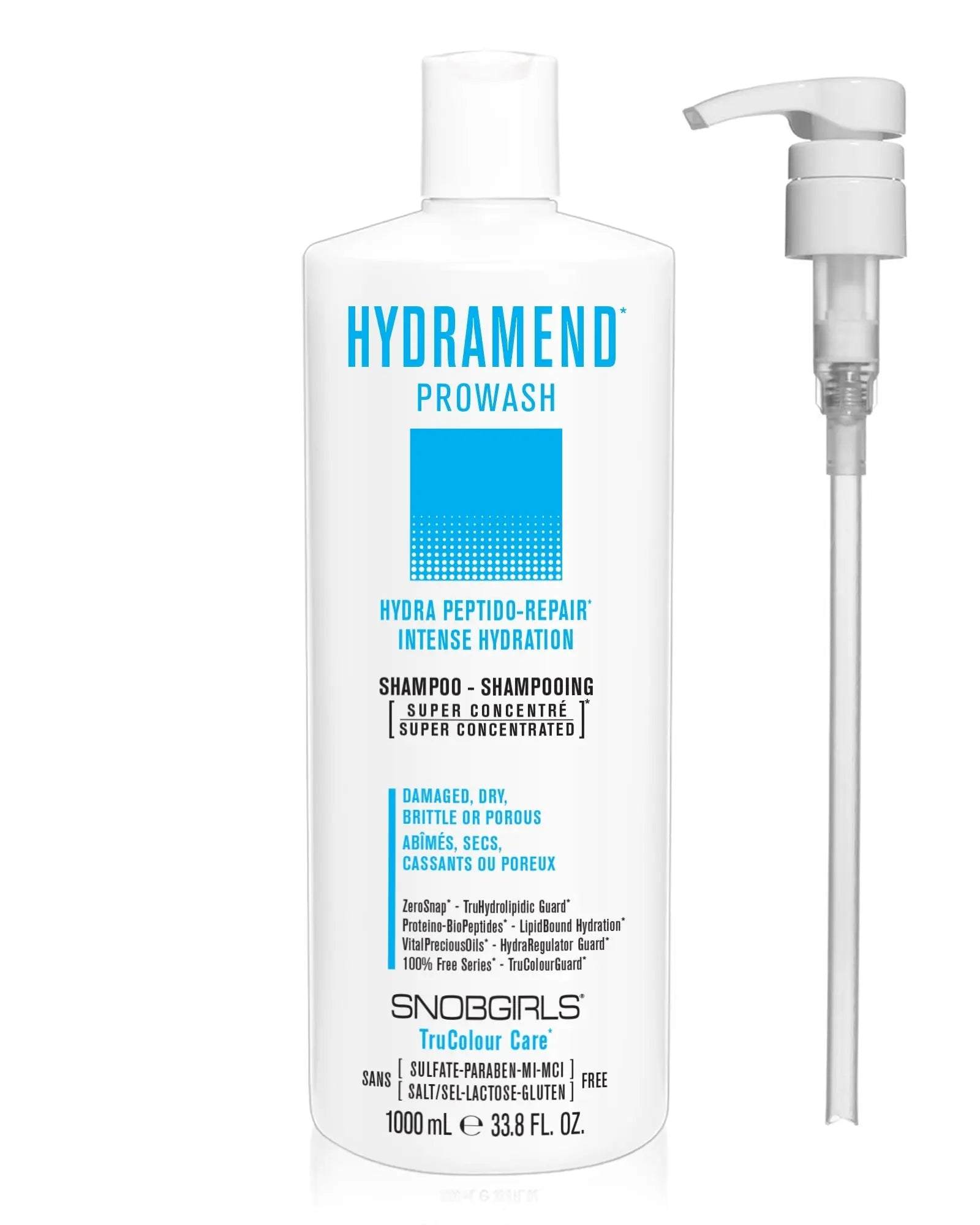 HYDRAMEND Prowash (shampoo) 1000 mL + Pump - SNOBGIRLS Canada