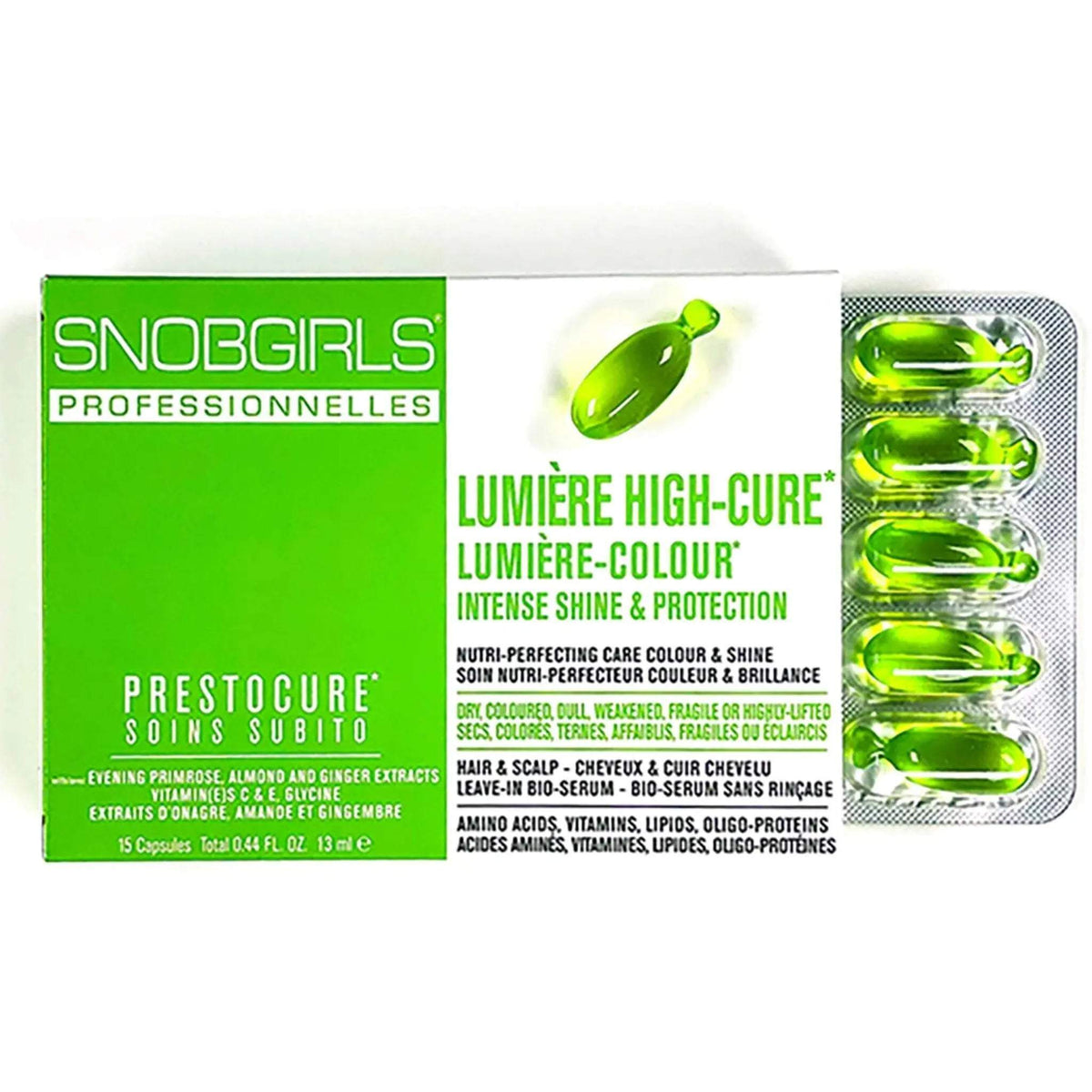LUMIERE-COLOUR Intensive Leave-In Hair Oil 90 Capsules - SNOBGIRLS Canada