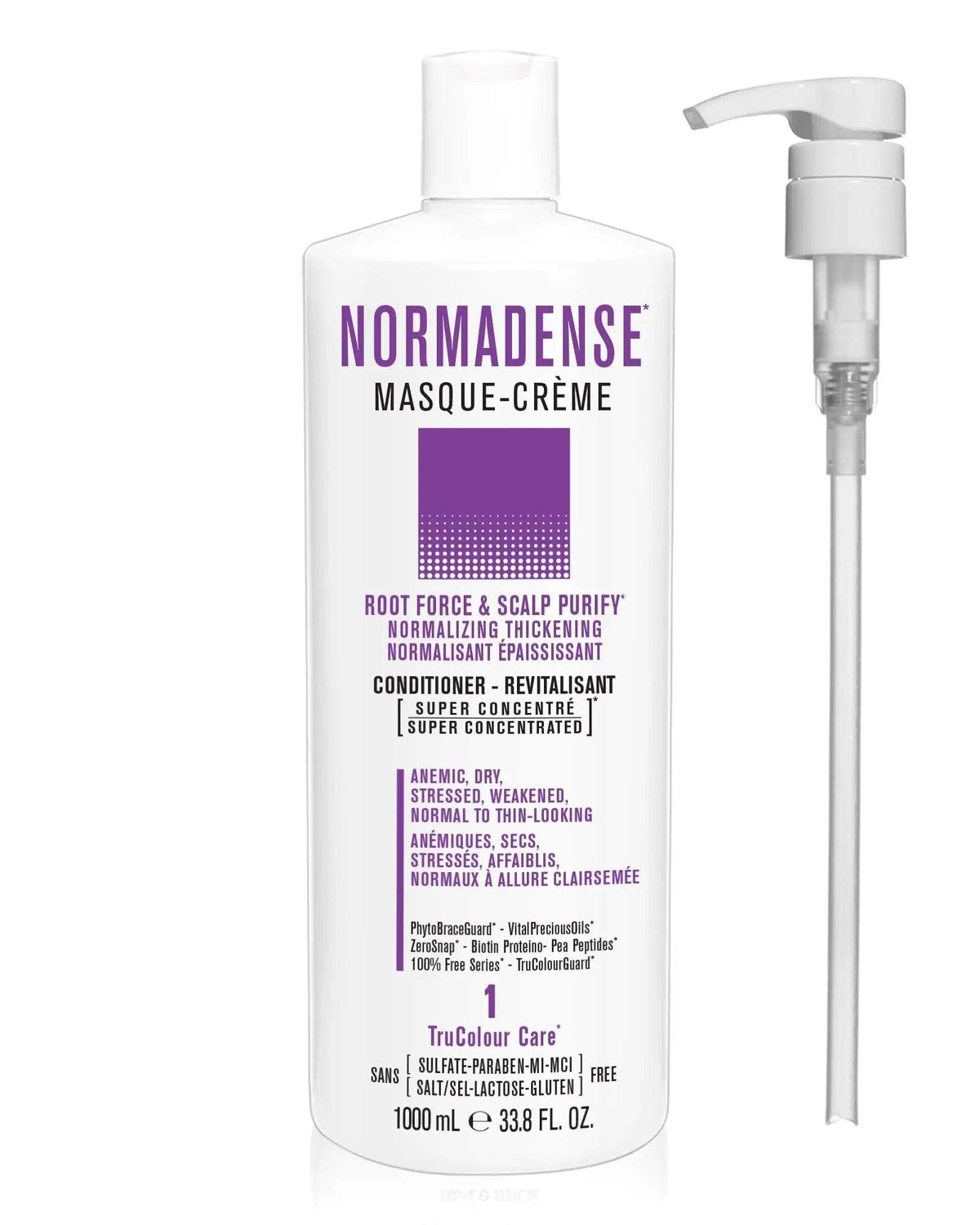 NORMADENSE 1 Masque-Creme (conditioner) 1000 ml + pump - SNOBGIRLS Canada