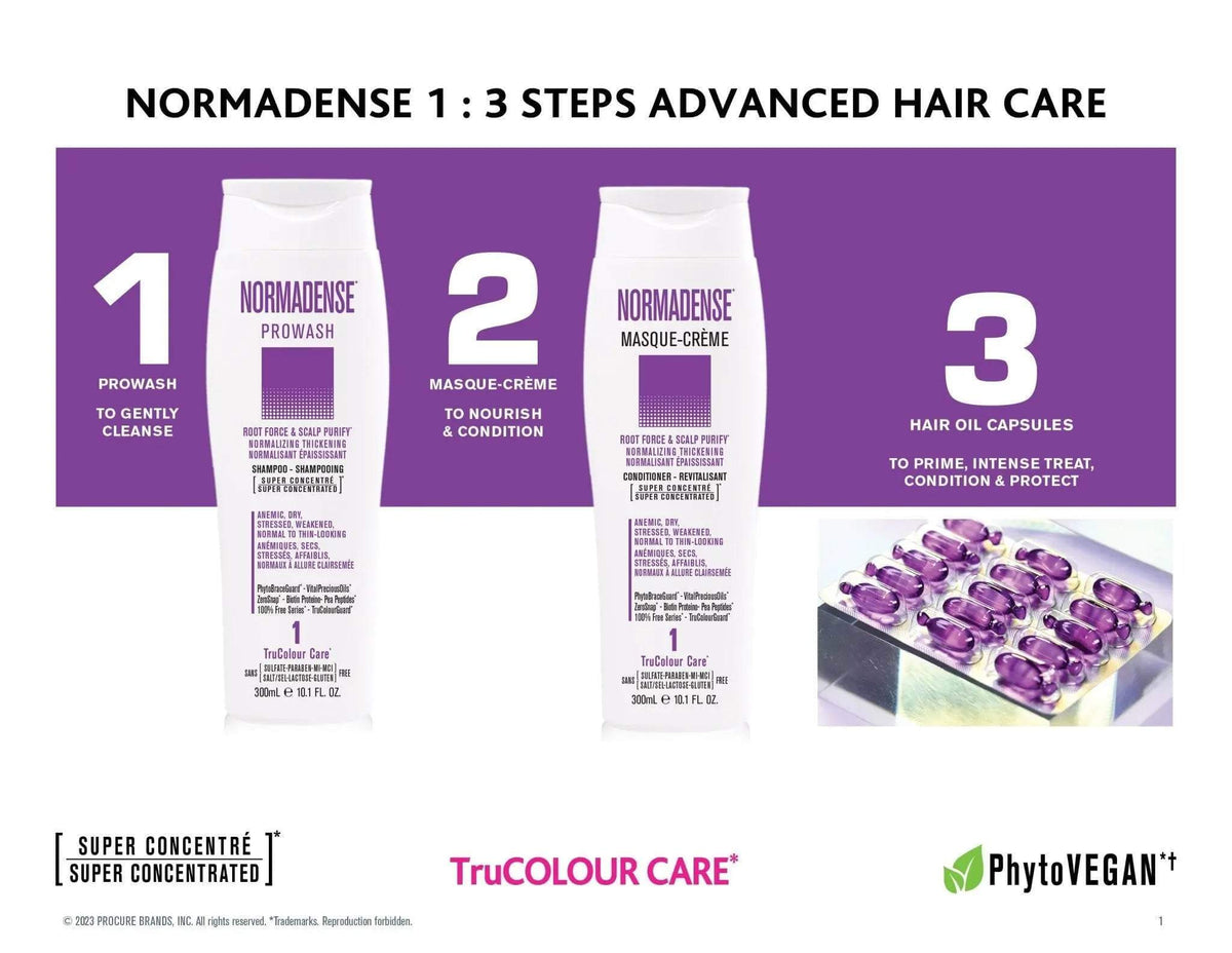 NORMADENSE 1 Prowash Vegan Shampoo 300 mL - SNOBGIRLS Canada