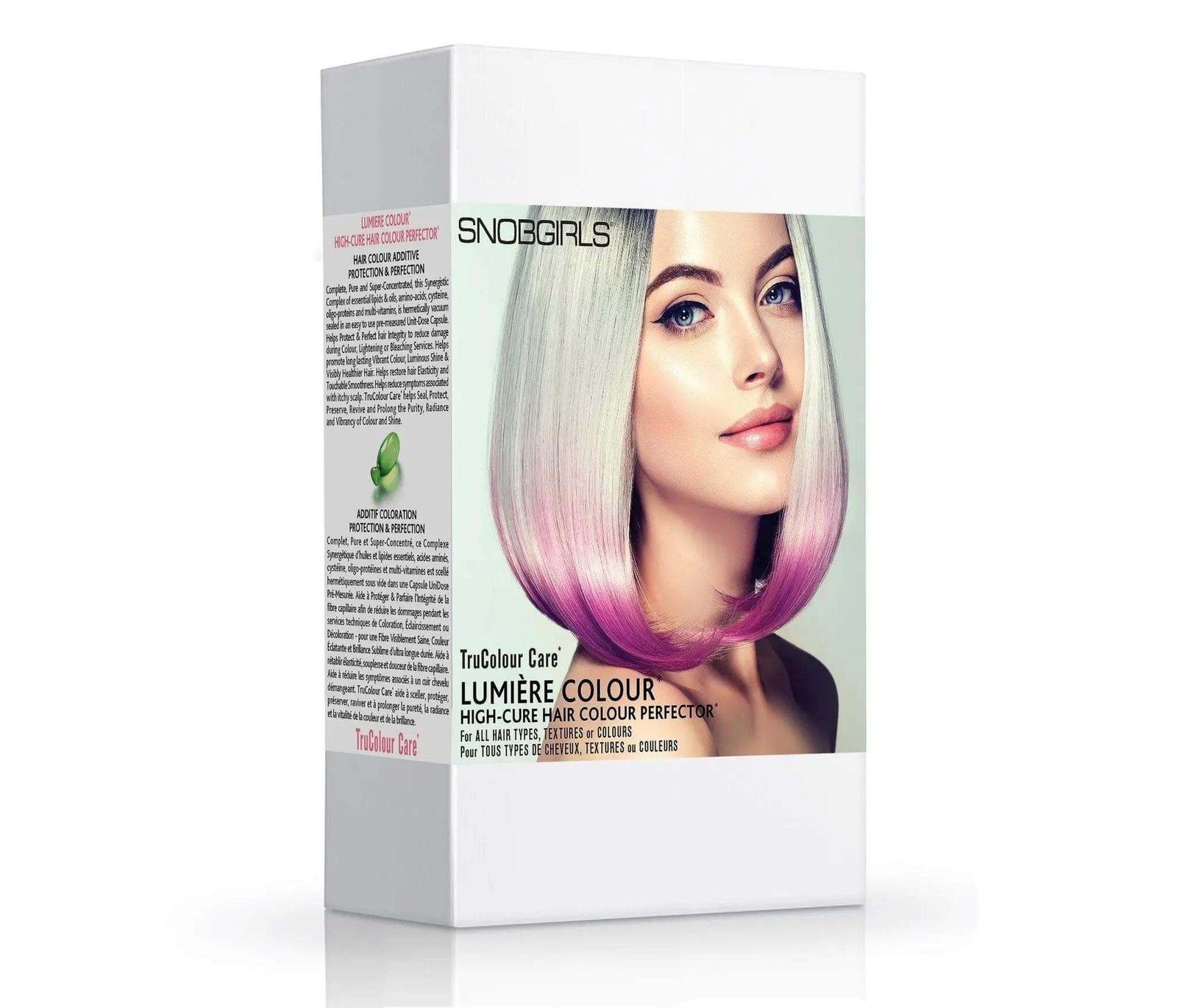 PRO BACKBARBOX hair colour additive protection and perfection capsules for in-salon use with high-cure hair colour perfector and TruColour Care technology