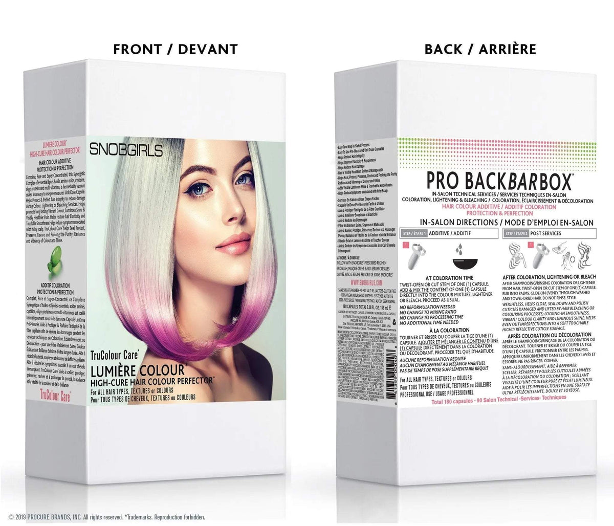 PRO BACKBARBOX HAIR COLOUR ADDITIVE PROTECTION &amp; PERFECTIONPRO BACKBARBOX HAIR COLOUR ADDITIVE PROTECTION &amp; PERFECTIONSNOBGIRLS Canada