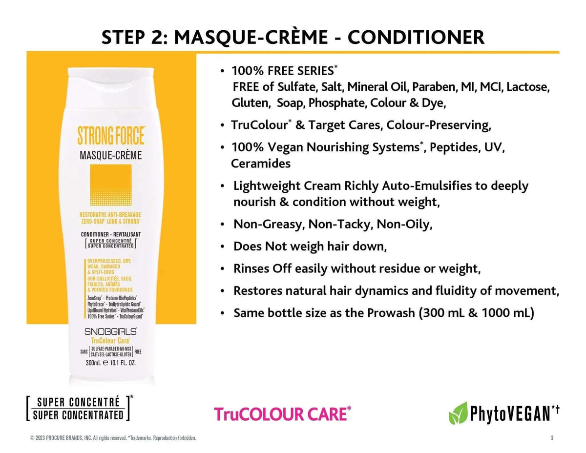 STRONGFORCE Prowash Vegan Shampoo 300 mL - SNOBGIRLS Canada