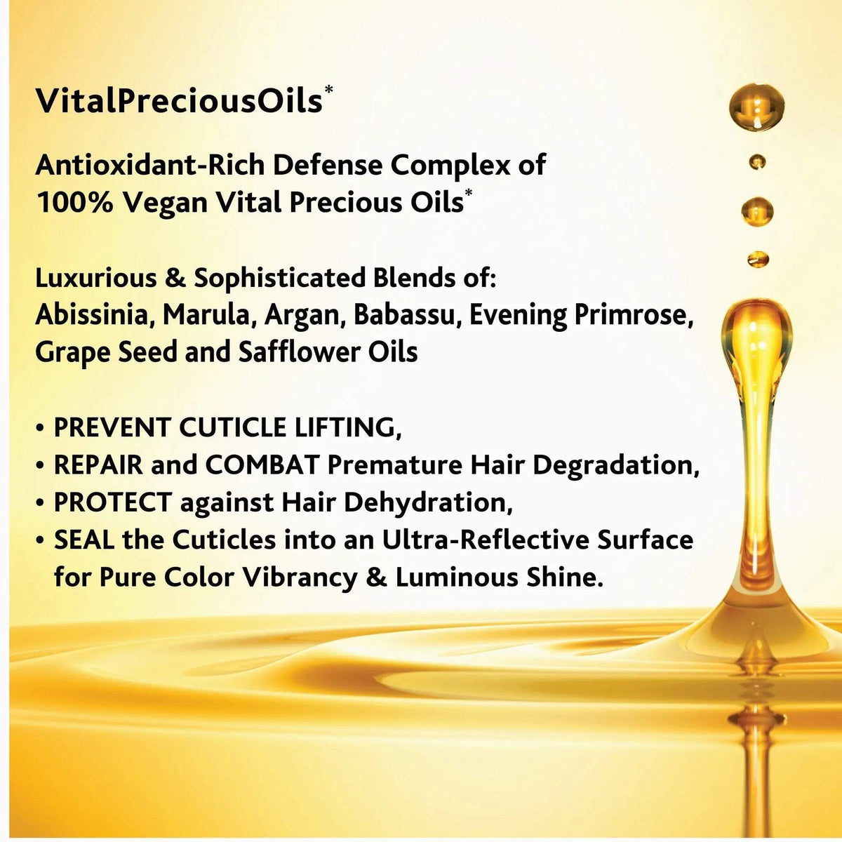 STRONGFORCE VITAL PRECIOUS OILS - 45 Capsules PhytoVEGAN Super Concentrated Intensive Leave-In Hair Oil - SNOBGIRLS Canada