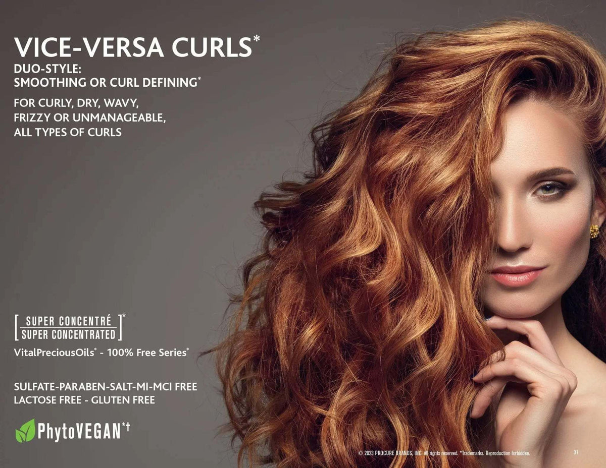 VICE-VERSA CURLS Masque-Creme Vegan Conditioner 1000 mL + Pump - SNOBGIRLS Canada