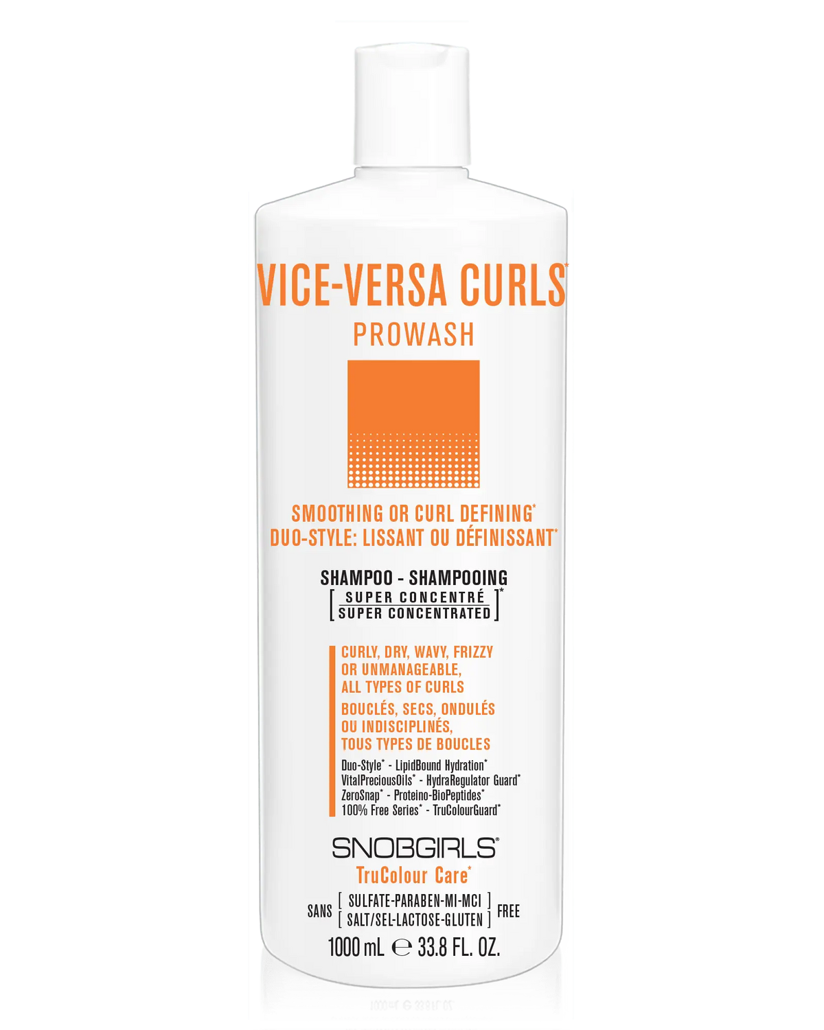 VICE-VERSA CURLS Prowash (shampoo) 1000 mL - SNOBGIRLS Canada