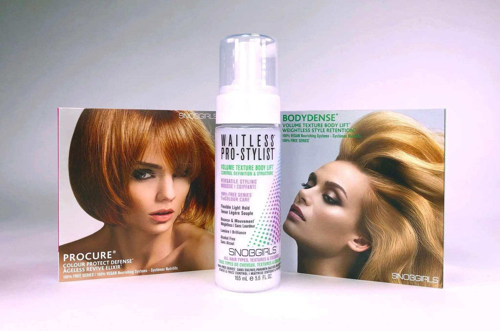 WAITLESS PRO-STYLIST STYLING MOUSSEWAITLESS PRO-STYLIST STYLING MOUSSE

Versatile Styling Mousse, Weightless, Volume Texture Body Lift, Flexible Light Hold with Memory Effect, Style &amp; Re-Style, SuSNOBGIRLS Canada